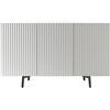 HORM madia a 3 ante LEON su base Mid-Century Modern L 144 cm - GL143RAL-DX+BMCM144BV