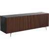 HORM madia a 5 ante LEON su base Mid-Century Modern L 240 cm - HL2433+BMCM240BV