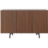 HORM madia a 3 ante LEON su base Mid-Century Modern L 144 cm - HL1433SX+BMCM144BV