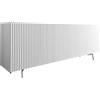 HORM madia a 5 ante LEON su base Mid-Century Modern L 240 cm - GL243RAL+BMCM240BV