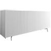 HORM madia a 5 ante LEON su base Mid-Century Modern L 240 cm - GL244RAL+BMCM240BV
