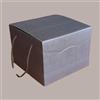 LUCGEL 5 Pz Scatola per Confezione Regalo Porta Panettone Basso da 1 Kg in Cartoncino grafica Coffee con Cordini 245x245H180mm