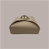 LUCGEL SRL Scatola Porta Torta in Cartoncino Avana Ecolife 17x17H7cm 10 pezzi