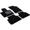MOTOS Tappetini Gomma Auto 3D Per Hyundai Santa Fe IV 2018-2023 - Set Completo Con Tappeto Bagagliaio, Antiscivolo, Inodori, Resistenti Al Caldo E Al Freddo, 5 Posti - 2