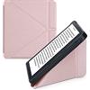 kwmobile Custodia Pieghevole Origami Compatibile con Kobo Libra 2 Cover - Cover Magnetica Pelle PU eReader con Stand - oro rosa
