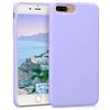 kwmobile Cover per Apple iPhone 7 Plus/iPhone 8 Plus Custodia - Back Case per Smartphone in Silicone TPU - Protezione Gommata - lavanda