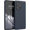 kwmobile Custodia Compatibile con Xiaomi 11T / 11T Pro Cover - Back Case per Smartphone in Silicone TPU - Protezione Gommata - blu mirtillo