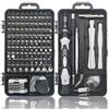 Pardarsey Set di cacciaviti elettronici di precisione 115 in 1 con custodia portatile, compatibile per computer, cellulare, PC, iPhone, cioccolato, nero