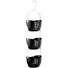 PREMIER Housewares Portaoggetti da Doccia 3 Livelli, PP Nero