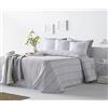 VIALMAN Copriletto Bouti Leggero Sofia 14 con motivo a righe per letto singolo da 90 | Copriletto Jaquard 90 | Copriletto blu 180 x 270 cm