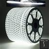 puntoluceled STRISCIA BOBINA LED 20 METRI MT TRIPLO LED 220V LUCE BIANCA FREDDA BIANCO FEDDO IMPERMABILE ESTERNO ED INTERNO MATASSA STRIP LED IP65 + 2 ALIMENTATORI ALTA LUMINOSITA'