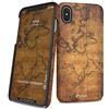 i-Paint Cover Hard Case - iPhone X/XS, Modello Map
