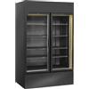 CoolHead Armadio Refrigerato Bibite TKG1000CB - Capacità Lt 1200 - Doppia Porta Vetro e Illuminazione LED Giallo