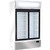 CoolHead Armadio Refrigerato Bibite TKG1000S - Doppia Anta Scorrevole e Canopy - Capacità Lt 967