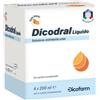 DICOFARM SpA Dicodral liquido soluzione reidratante orale 4x200ml