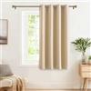 PONY DANCE Tende Oscuranti per Camera da Letto Tenda Termica Isolante Moderne per Soggiorno Curtain per Salotto 1 Pezzo L 132 x A 158 cm, Beige