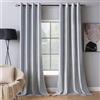 MIULEE Tende Velluto Bianco Grigiastro per Interni Tenda Moderne, Eleganti Tenda per Camera da Letto Salotto Soggiorno, 2 Pezzi Tende Oscuranti Termiche per Interni Velluto Occhielli L 140 x A 225 CM