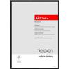 nielsen cornice per foto, 29,7 x 42 cm (A3), alluminio, Nero opaco, cornice per posterper appenderein formato verticale e orizzontale, vetro sintetico, Atlanta