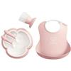 BabyBjörn Set pappa per Bambini, 5 pezzi,, Rosa chiaro