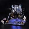 BRIKSMAX Kit di Illuminazione a Led Per LEGO NASA Apollo 11 Lunar Lander,Compatibile con il Modello Lego 10266 Mattoncini da Costruzioni - Non Include il Set Lego.