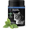Peticare Polvere Flora Intestinale Gatti - Supporto Naturale per la Digestione - Con Probiotici e Prebiotici - Integratore Gastrointestinale
