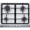 Franke Piano Cottura Franke Inox 4 Fuochi FHSL 604 4GAV XS C 106.0459.550