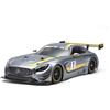TAMIYA, 58639, modellino Mercedes-Benz 1:10 AMG GT3 (TT-02), auto elettrica radiocomandata da assemblare (RC), veicolo sportivo On Road, carrozzeria in policarbonato, non verniciato, 58639