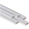 5x 2metri 1506 (10M) 10 metri PROFILO DI ALLUMINIO 15x6mm PER STRISCE LED BARRA