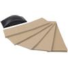WOLFCRAFT - SET PER LEVIGATURA MANUALE 51 PEZZI TAMPONE + 10 FOGLI PER GRANA 40, 60, 80, 100, 120 GR. 2898000