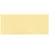 Q-Connect Separatore per archivio con due fori Q-Connect 24x10,5 cm 190 g/m² giallo conf. da 100 - KF00516