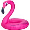 Bramble Fenicottero Rosa Gonfiabile Grande, 116x96cm - Gommone Flamingo