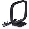 Bingfu Antenna Radio AM Loop Interni Nudo 75 ohm per Amplificatore Ricevitore Audio Vedio Casa Radio Sistema Surround