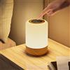 Görvitor Lampada da Comodino Senza Fili, Touch Luce Notturna Bambini Led, Batteria Lampada Led Ricaricabile con 8 RGB Colori 3 Modi d'Illuminazion per Tavolo Camera Scrivania