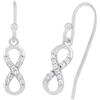 Amor Orecchini da donna in argento sterling 925, argento, forniti in confezione regalo per gioielli, Infinito