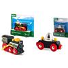 BRIO Antica Locomotiva A Vapore, 33617 & Vagone Con Campana, 33749