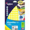 agipa Markierungspunkte, Durchmesser: 15 mm, rund, gelb