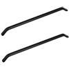 BOZONLI 288mm Maniglie per Mobili Maniglia Armadio Maneggiare a Barra Lega di Alluminio Opaco Nero per Guardaroba Porte Cassetti Armadio Comò, 2 pezzi