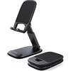 Lamicall Supporto Telefono Regolabile, Dock Telefono - Pieghevole Supporto Cellulare per iPhone 16/15 Pro Max, 14/13/12 Pro Max Plus Mini, Xs XR X 8 7, Samsung S10 S9, Scrivania, Tablet e Smartphone