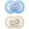 BAMED BABY ITALIA Srl Original 6+ Superficie Opaca Maschietto Mam 2 Pezzi