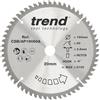 Trend Lama per sega circolare CraftPro TCT per piano di lavoro in alluminio e plastica, diametro 190 mm x 60 denti x foro 30 mm, punta in carburo di tungsteno, CSB/AP19060