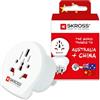 SKROSS | 1.500222-E | World to Australia/China | Adattatore da Viaggio per Australia e Cina - Tensione e Potenza 100V- 1000W/250V - 2500W - Protezione Anti Scossa
