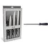 Sanelli Linea Skin Confezione Coltelli Professionali Chef 4 Pz, Acciaio Inox & Skin Acciaino, Acciaio Inossidabile, Nero, 36.0X2.5X3.0 Cm