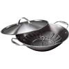Barbecue e accessori Weber Wok con Cestello per Cottura a Vapore 7684 WEBER