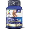 Optima Naturals Colours Of Life Capelli-Unghie-Pelle - Integratore Multivitaminico con 16 Vitamine e 6 Minerali, con Zinco - per la Salute di Capelli, Unghie e Pelle - senza Glutine e Vegano, 60 Compresse