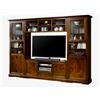 Parete attrezzata porta tv, noce
