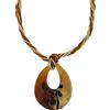 Venetiaurum - Collana per Donna Con Pendente a Goccia In Vetro Originale Di Murano E Argento 925 - Gioiello Made In Italy Certificato