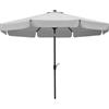 Schneider Orlando - Ombrello da sarta, Colore: Grigio Argento, ca. 270 cm, 8 Pezzi, ombrellone Rotondo