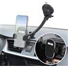 Wicked Chili Supporto per cellulare da auto extra lungo con collo di cigno per auto, camion, furgoni, universale compatibile con iPhone 15 14 13, Samsung Galaxy, Pixel, senza vibrazioni (2 in 1 con