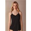 Intimissimi Top In Modal Pretty Flowers Nero