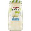 Sacla Saclà, Acetelli, Cipolline All'Aceto di Vino, Ideali per Aperitivo, Antipasti e Insalate, Vaso Vetro, 300g (180g sgocciolato), Confezione da 12 pezzi